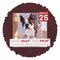 Dark Red Suede Mat Board for 23x23 Frames - Fits 20x20 Photos
